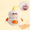 Keqi Family plush companion pen, creative pendant, keychain, decorative item, stationery 8512 Cantonese morning tea doll, gel pen, student supplies, high appearance level, easy-to-write stationery, trendy and good for young people Item Picture